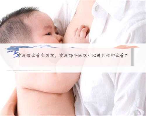 重庆做试管生男孩，重庆哪个医院可以进行借卵试管？